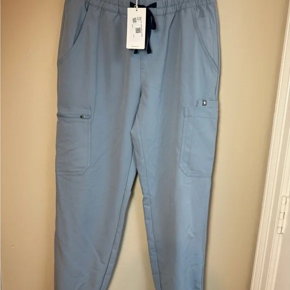 FIGS Women's Uman Relaxed Jogger Scrub Pants Dusty Blue Small, Regular - Picture 6 of 12